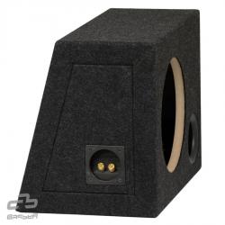 BASSER 10'' inch (25 CM) Universele Gepoorte Subwooferbehuizing (Ronde Basspoort)