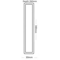 BASSER 2 x 10'' inch (25 CM) Universele Gepoorte Subwooferbehuizing (Bassreflex, 2 x 35 LITER)