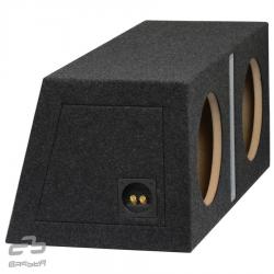 BASSER 2 x 10'' inch (25 CM) Universele Gepoorte Subwooferbehuizing (Bassreflex, 2 x 35 LITER)