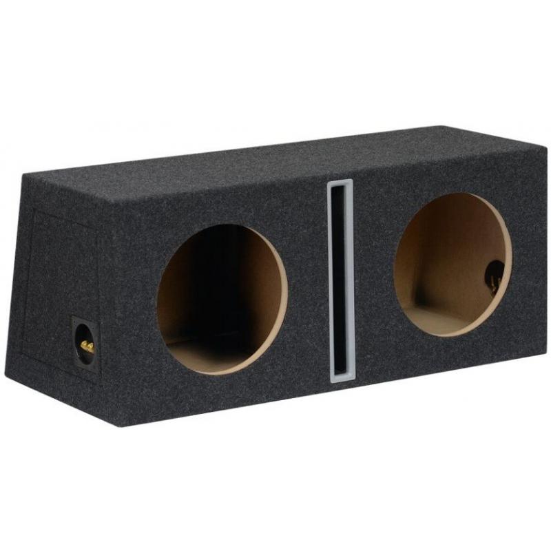 BASSER 2 x 10'' inch (25 CM) Universele Gepoorte Subwooferbehuizing (Bassreflex, 2 x 35 LITER) BASSER 2 x 10'' inch (25 CM) Universele Gepoorte Subwooferbehuizing (Bassreflex, 2 x 35 LITER)