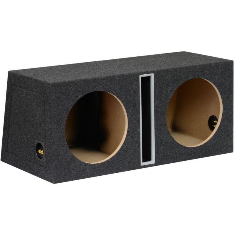 BASSER 2 x 12'' inch (30 CM) Universele Gepoorte Subwooferbehuizing (Bassreflex, 2 x 50 LITER) BASSER 2 x 12'' inch (30 CM) Universele Gepoorte Subwooferbehuizing (Bassreflex, 2 x 50 LITER)
