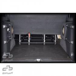 BASSER Pasklare 10'' inch Subwooferbehuizing Opel Vivaro, Renault Traffic, Nissan NV300 (Vanaf 2014, LINKS)