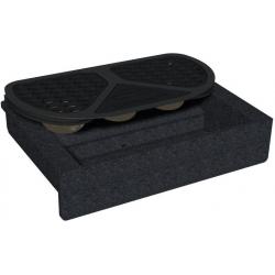 BASSER Pasklare 3 x 8'' inch Subwooferbehuizing BMW X6 (F16, Vanaf 2014)