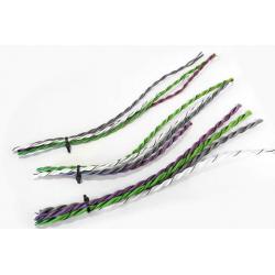 BSL Getwiste Speakerkabel PRO 2,5 QMM (Wit + Wit/Zwart)