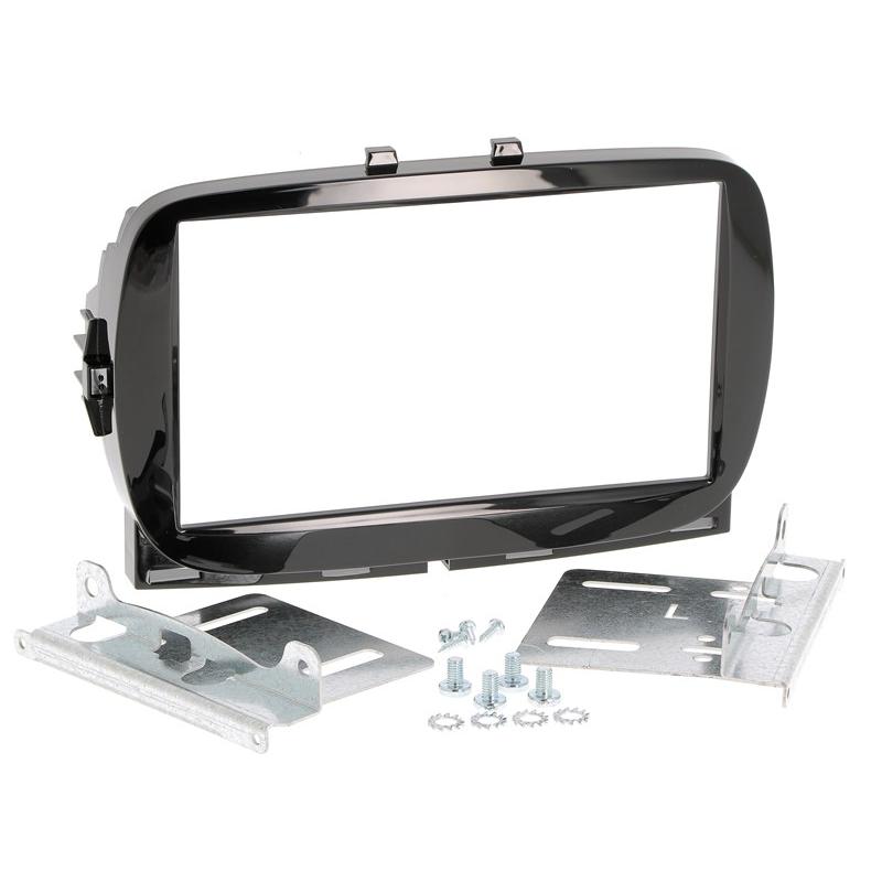 BSL 2DIN Inbouwpakket Fiat 500 (Vanaf 2016, Hoogglans Zwart) BSL 2DIN Inbouwpakket Fiat 500 (Vanaf 2016, Hoogglans Zwart)