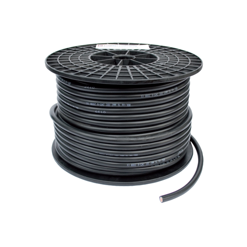 BSL 6QMM Voedingskabel Zwart (1 Meter)