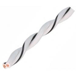 BSL Getwiste Speakerkabel PRO 1,5 QMM (Wit + Wit/Zwart)