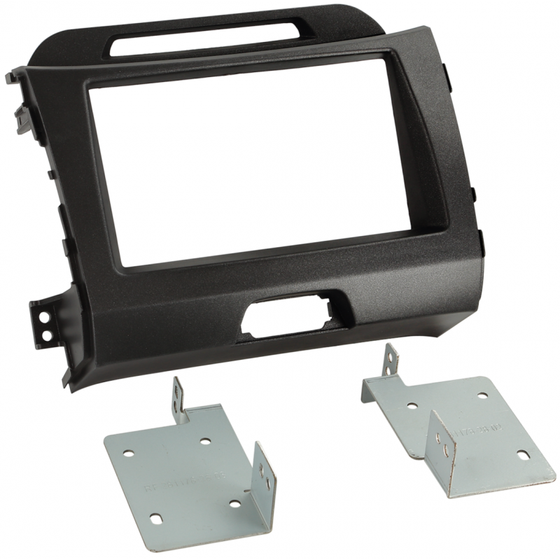 ACV 2DIN Inbouwframe Kia Sportage III (Antraciet) ACV 2DIN Inbouwframe Kia Sportage III (Antraciet)
