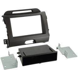 ACV 1DIN Inbouwframe Kia Sportage III (Antraciet)