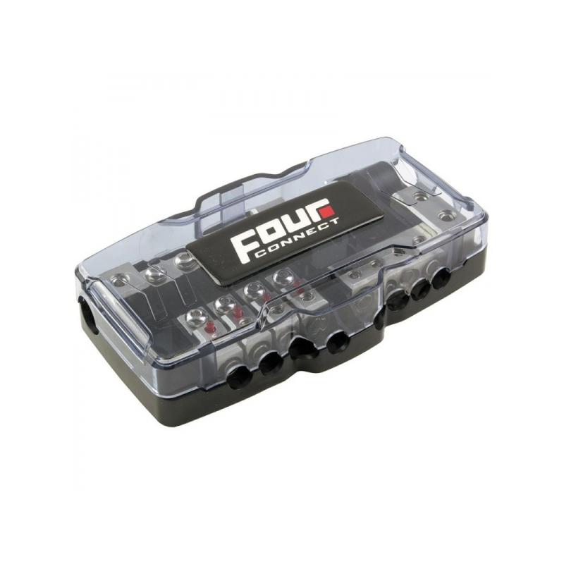 4Connect Voeding / Massa Verdeelblok 2 x 50 QMM / 8 x 25QMM 4Connect Voeding / Massa Verdeelblok 2 x 50 QMM / 8 x 25QMM