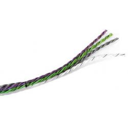 BSL Getwiste Speakerkabel PRO 0,75 QMM (Grijs + Grijs/Zwart)