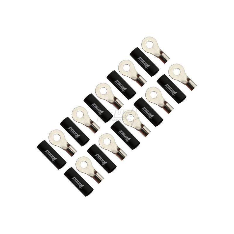 4Connect Kabelogenset Zwart 10QMM M6 (10 Stuks)