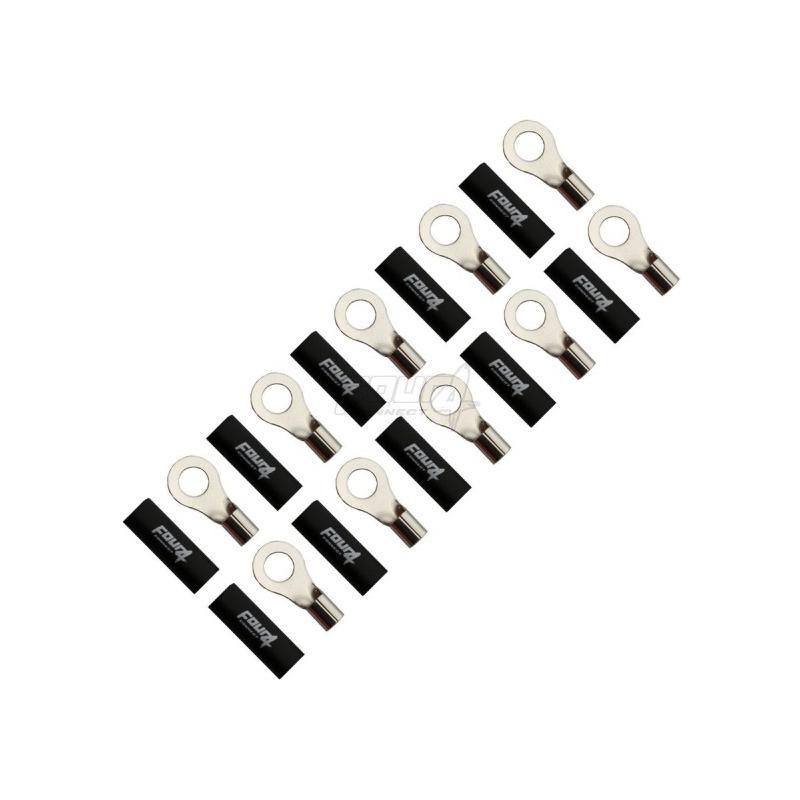 4Connect Kabelogenset Zwart 10QMM M8 (10 Stuks)