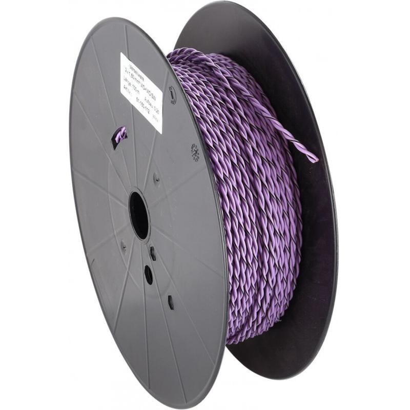 BSL Getwiste Speakerkabel PRO 1,5 QMM (Paars + Paars/Zwart)