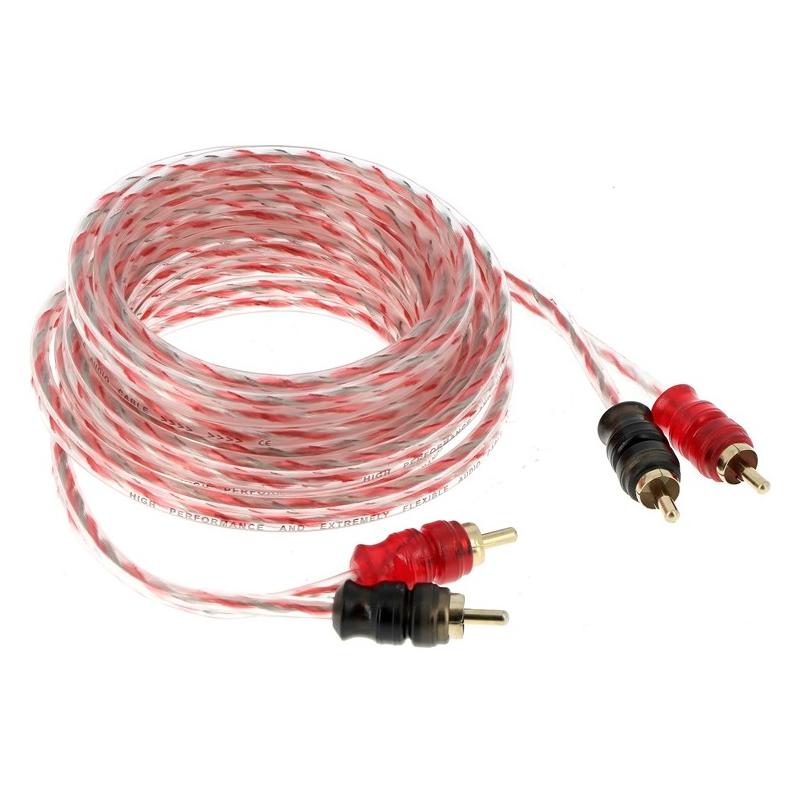 BSL RCA Kabel Rood/Wit MEDIUM (3 Meter)