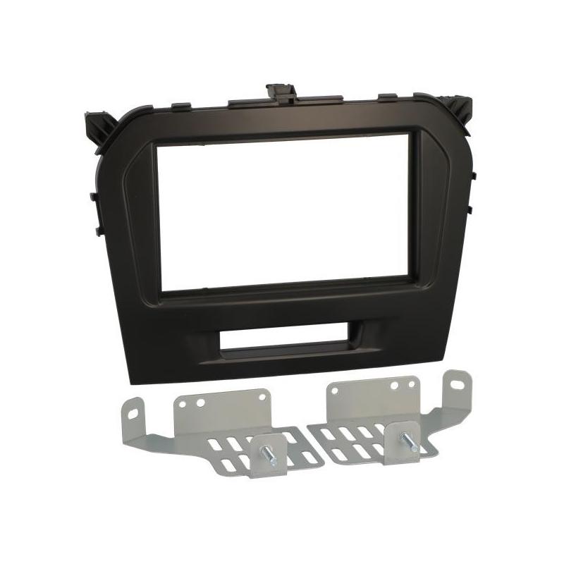 BSL 2DIN Inbouwframe MAT ZWART Suzuki Vitara (Vanaf 2015)