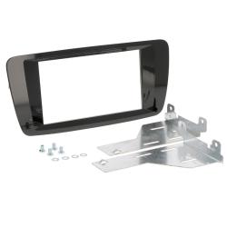 BSL 2DIN Inbouwframe Seat Ibiza Hoogglans Zwart (Vanaf 2008 t/m 2014)
