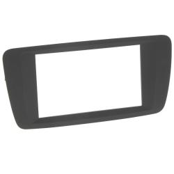 BSL 2DIN Inbouwframe Seat Ibiza (6P) Zwart (Vanaf 2015 t/m 2017)