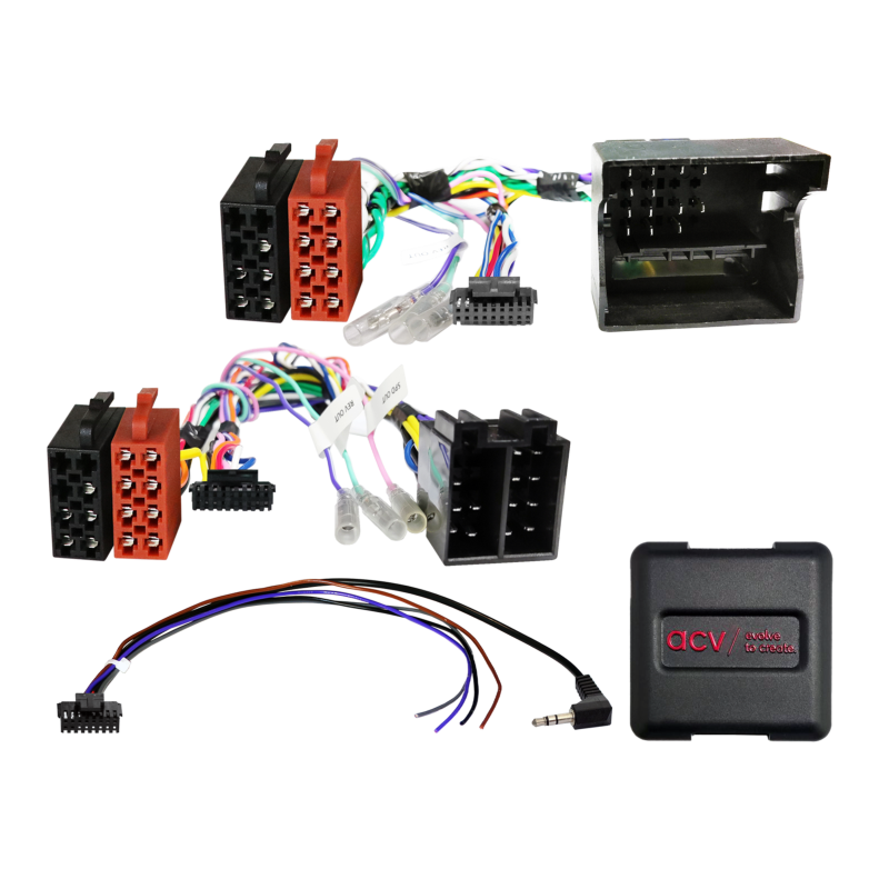 ACV Canbus / Stuurwielinterface Mercedes / Smart / Volkswagen ISO + Quadlock (Vanaf 2003 -2018)