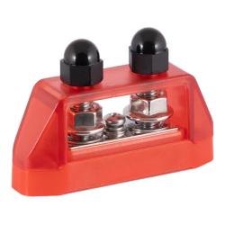 Auto-Connect BBP2 Verdeelblok Rood (2 x M8 + 1 x M4)