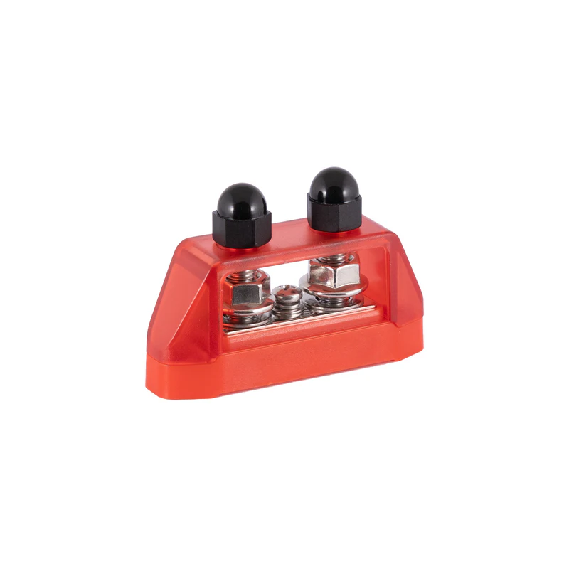 Auto-Connect BBP2 Verdeelblok Rood (2 x M8 + 1 x M4) Auto-Connect BBP2 Verdeelblok Rood (2 x M8 + 1 x M4)
