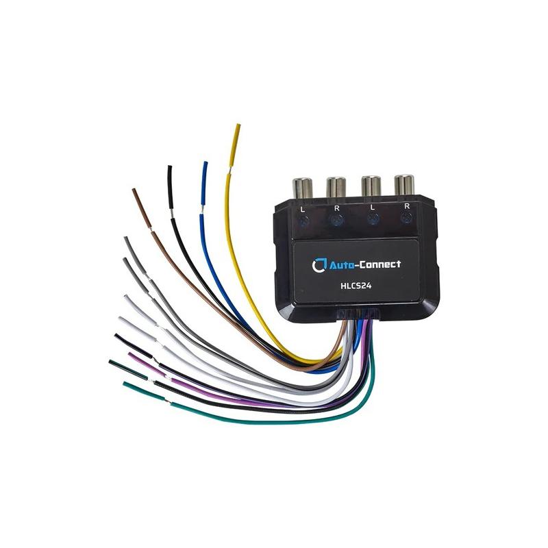 Auto-Connect HLCS24 Premium High/Low Signal Converter, 4 kanaals
