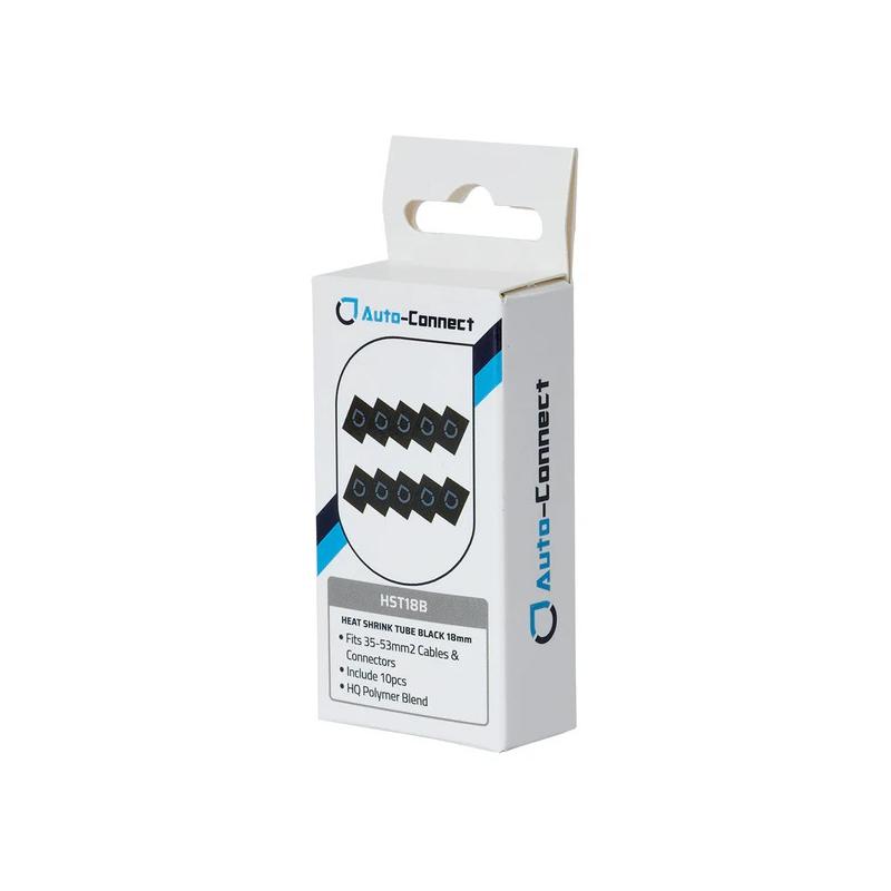 Auto-Connect HST18B Krimpkousset 18MM Zwart (10 stuks)