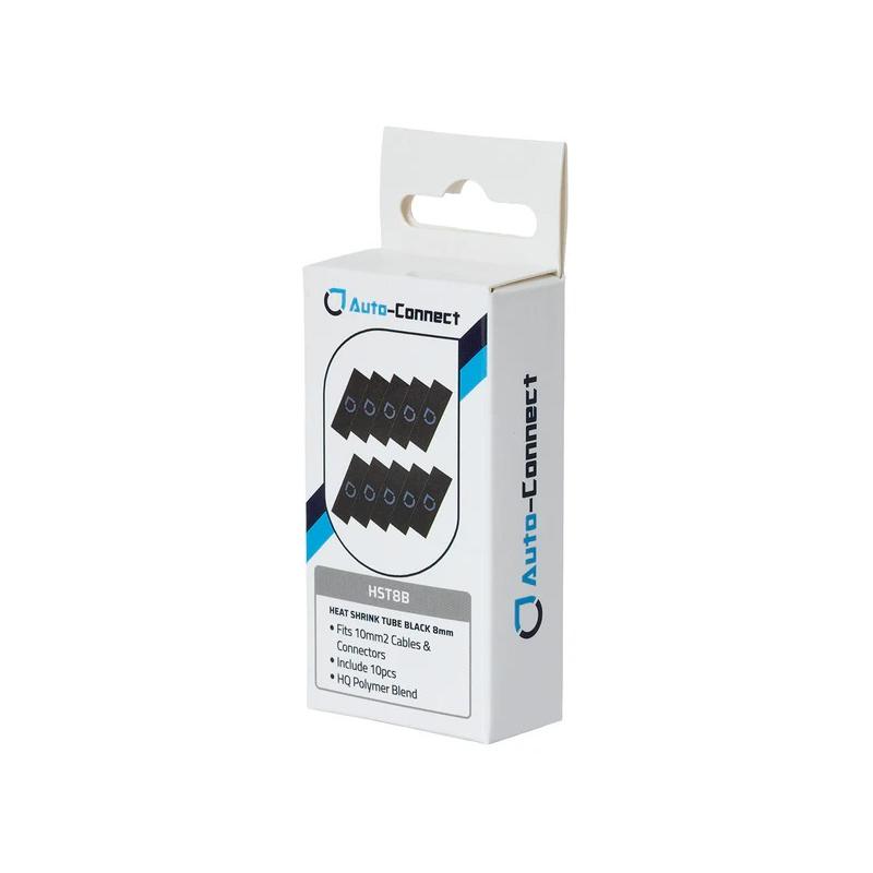 Auto-Connect HST8B Krimpkousset 8MM Zwart (10 stuks)
