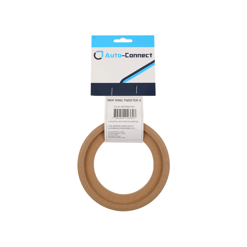 Auto-Connect MDFRINGTW3 Tweeter MDF Ring 92 MM Auto-Connect MDFRINGTW3 Tweeter MDF Ring 92 MM