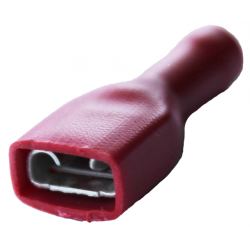 ACV ProLine Kabelschoenen PRO 6,3 MM Rood Female 0,5 - 1,0 mm2 (10 Stuks)