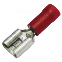 ACV ProLine Kabelschoenen 4,8 MM Rood Female 0,5 - 1,5 mm2 (10 Stuks)