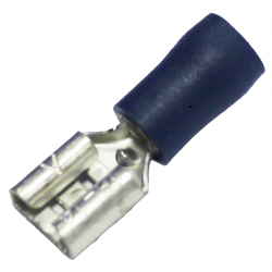 ACV ProLine Kabelschoenen 6,3 MM Blauw Female 1,5 - 2,5 mm2 (10 Stuks)