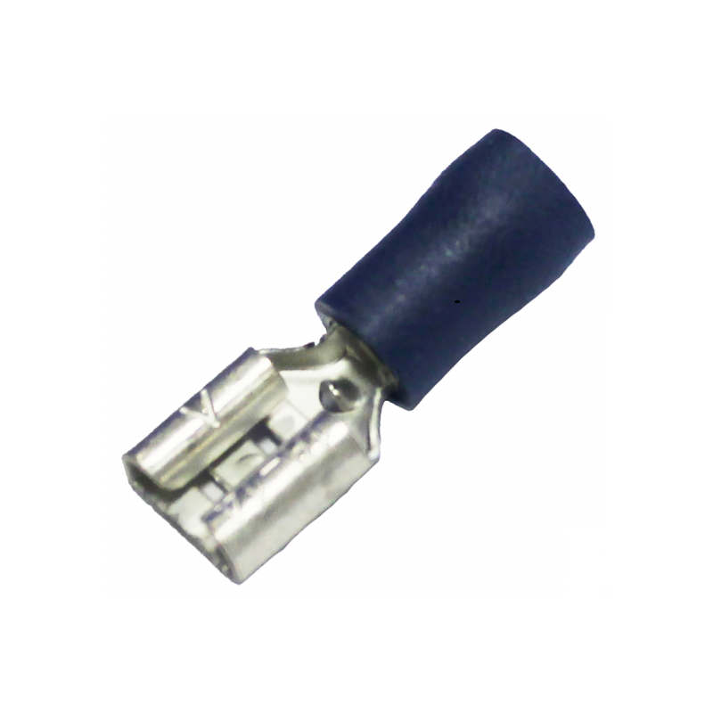 ACV ProLine Kabelschoenen 6,3 MM Blauw Female 1,5 - 2,5 mm2 (10 Stuks)
