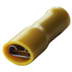 ACV ProLine Kabelschoenen PRO 6,3 MM Geel Female 4,0 - 6,0 mm2 (10 Stuks)
