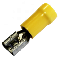 ACV ProLine Kabelschoenen 6,3 MM Geel Female 4,0 - 6,0 mm2 (10 Stuks)