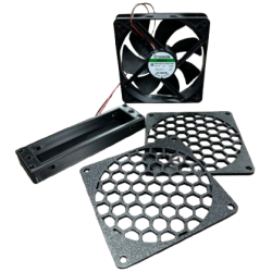 VDBA-3D Montagebracket Ventilator 120 MM + Ventilator + Hexagon Roosters