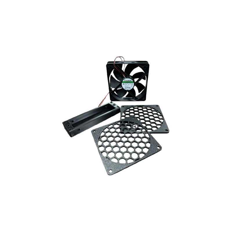 VDBA-3D Montagebracket Ventilator 120 MM + Ventilator + Hexagon Roosters