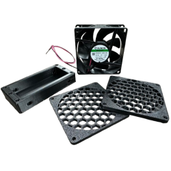 VDBA-3D Montagebracket Ventilator 80 MM + Ventilator + Hexagon Roosters