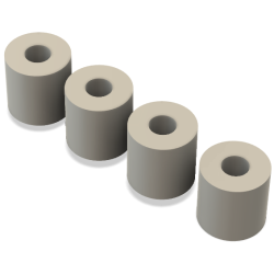 VDBA-3D Afstandsbussen 15 x 15 MM (Set van 4 stuks)