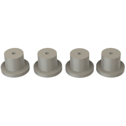 VDBA-3D Borgdoppen 30 x 25 MM (Set van 4 stuks)