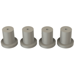 VDBA-3D Borgdoppen 30 x 30 MM (Set van 4 stuks)