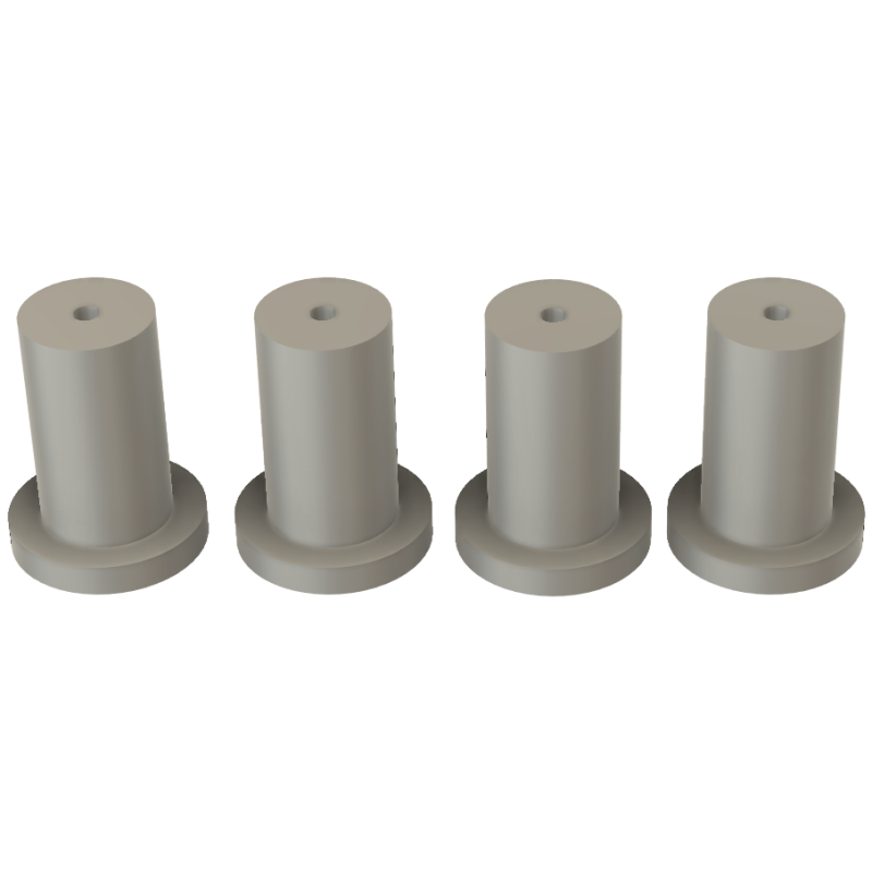 VDBA-3D Borgdoppen 30 x 40 MM (Set van 4 stuks)