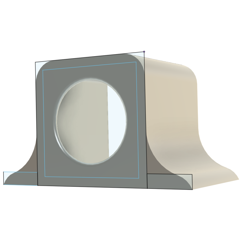 VDBA-3D Alpine Camera Behuizing (Compact + Brede Voet)