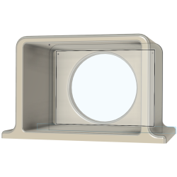 VDBA-3D Kenwood CMOS-740HD Camera Behuizing (Voorkant Montage)