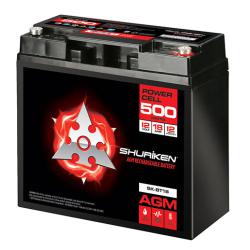 METRA Shuriken 500W / 18 AMP AGM 12V Accu