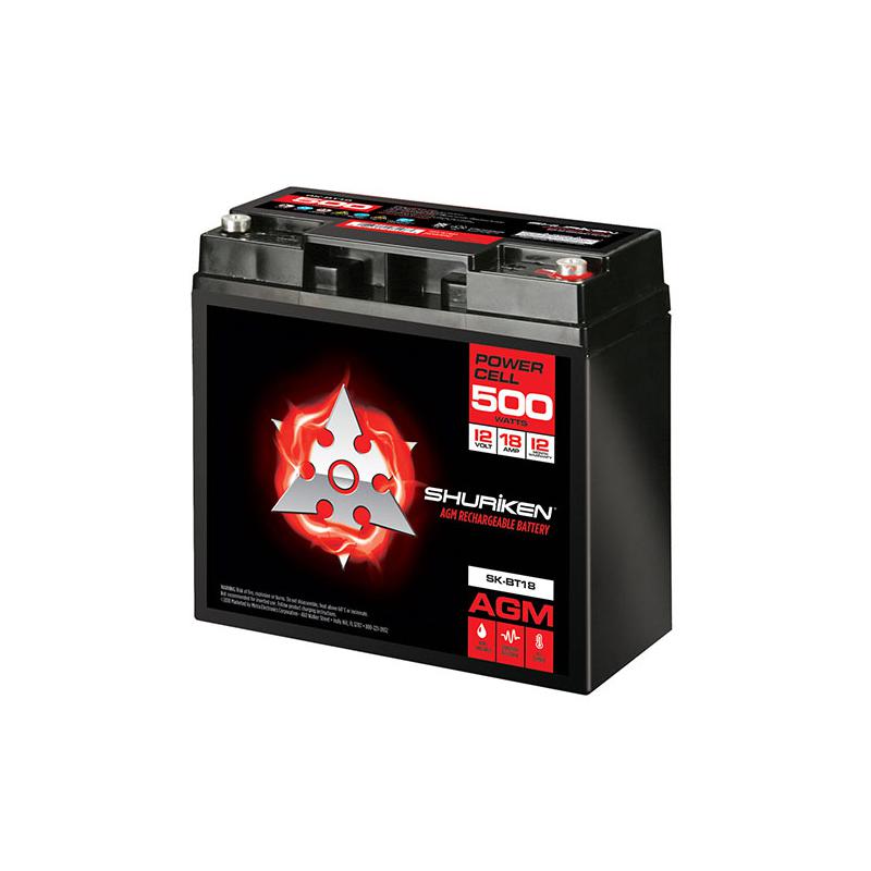 METRA Shuriken 500W / 18 AMP AGM 12V Accu