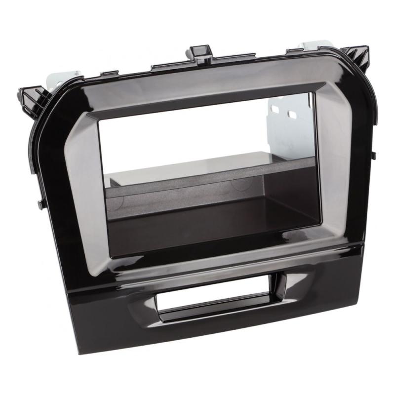 ACV 1DIN/2DIN Inbouwpakket Suzuki Vitara HOOGGLANS ZWART (Vanaf 2015 - 2019)