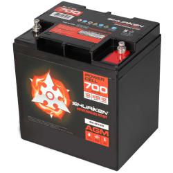 METRA Shuriken 700W / 28 AMP AGM 12V Accu