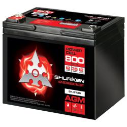METRA Shuriken 800W / 35 AMP AGM 12V Accu