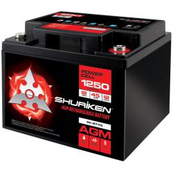METRA Shuriken 1250W / 45 AMP AGM 12V Accu